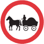 zakaz wjazdów wozów konnych